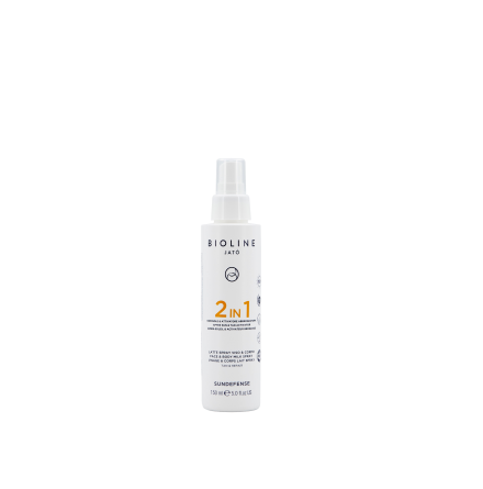 Bioline 2 IN 1 After Sun &amp; Tan Activator Face &amp; Body Milk Spray Tan &amp; Repair 150ml